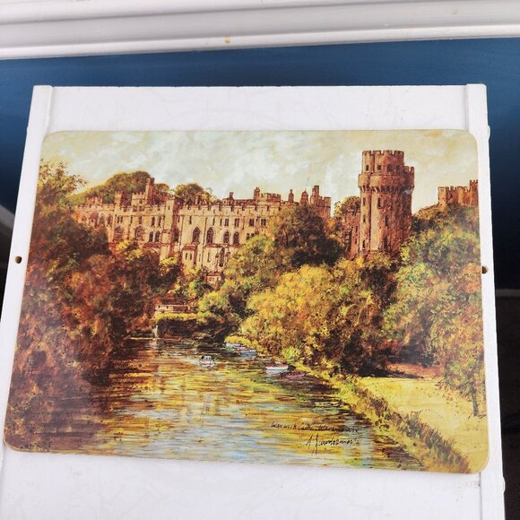 Clover Leaf Set of Four Shakespeare Table Mats England NWT - Picture 5 of 9